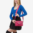 Сумка через плечо (кросс-боди) средняя Regina Notte Fuschia 4