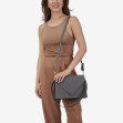 Сумка через плече (крос-боді) середня Regina Notte Dark grey 4