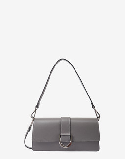 Сумка-багет средний Regina Notte Dark grey