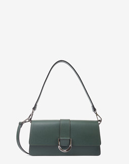 Сумка-багет средний Regina Notte Dark green