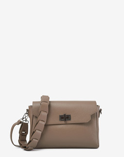 Сумка через плече (крос-боді) середня Regina Notte Dark taupe