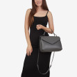 Сумка через плечо (кросс-боди) средняя Regina Notte Dark grey 4