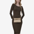 Сумка через плечо (кросс-боди) маленькая Regina Notte Light taupe 4