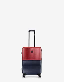 Валіза на колесах середня 1228-M ORMI Blue and red