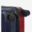 Чемодан на колесах маленький 1228-S ORMI Blue and red 9