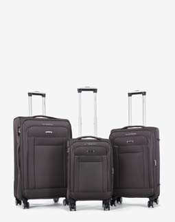 Валіза на колесах 3 в 1 7221 ORMI Dark grey