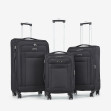 Валіза на колесах 3 в 1 7221 ORMI Black 1