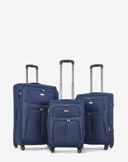 Чемодан на колесах 3 в 1 2141 ORMI Blue