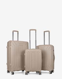 Чемодан на колесах 3 в 1 PP8801 ORMI Taupe