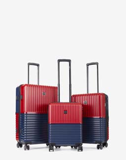 Валіза на колесах 3 в 1 1228 ORMI Blue and red