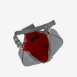 Сумка-багет средний Regina Notte Dark grey 3