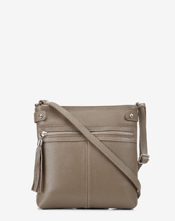 Сумка через плече (крос-боді) маленька Regina Notte Dark taupe