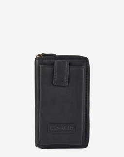 Кошелек с чехлом для телефона Hill Burry Black