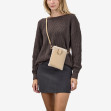 Сумка через плече (крос-боді) маленька Regina Notte Light taupe 4