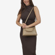 Сумка через плече (крос-боді) середня Regina Notte Light taupe 4