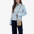 Сумка через плече (крос-боді) маленька Regina Notte Light taupe 4