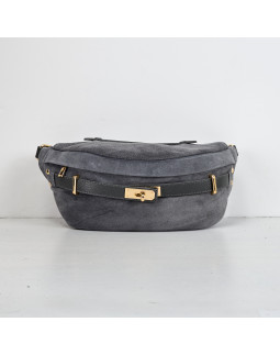 Поясна сумка (Сумка-банан) середня Regina Notte Dark grey