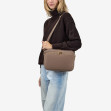 Сумка через плечо (кросс-боди) средняя Regina Notte Dark taupe 4
