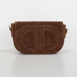Сумка через плечо (кросс-боди) маленькая Regina Notte Brown 1