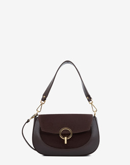 Сумка через плече (крос-боді) середня Regina Notte Chocolate