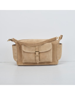 Сумка через плечо (кросс-боди) средняя Regina Notte Light taupe