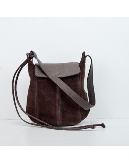 Сумка через плече (крос-боді) середня Regina Notte Chocolate