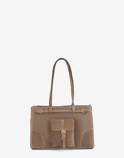 Тоут большой Regina Notte Dark taupe