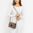 Сумка через плече (крос-боді) маленька Regina Notte Dark taupe 4
